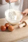 Lüks Örgülü Paslanmaz Çelik Çırpıcı & Profesyonel Hamur Ve Sos Karıştırıcı (32 cm)-8