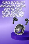 Yeni Nesil Bluetooth Kulaklık Dijital Göstergeli Dokunmatik 5.3 Kablosuz-1