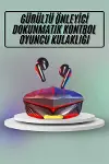 Dokunmatik Kontrol Tws Işıklı Kulakiçi Bluetooth Kulaklık Kablosuz Oyuncu Kulaklığı-3