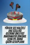 Dokunmatik Kontrol Tws Işıklı Kulakiçi Bluetooth Kulaklık Kablosuz Oyuncu Kulaklığı-1