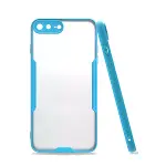 Apple iPhone 7 Plus Kılıf Platin Silikon - Mavi-3