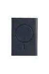 Joko Tema Magsafe Deri Kartlık - Lacivert-1