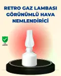 Kablosuz Retro Buhar Makinesi Gaz Lambası Tasarım Ledli Difüzör-1