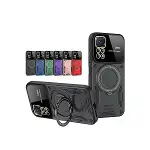 Xiao Red Note 12 Pro 4g Kılıf Joy Lens Standlı Kapak - Kırmızı-2