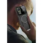 Xiao Red Note 12 Pro 4g Kılıf Joy Lens Standlı Kapak - Kırmızı-3