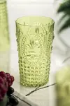 Akrilik Yeşil 6 Lı Uzun Bardak & Su Meşrubat Bardağı 750 ml ( Büyük Boy & Cam Değildir )-4