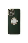 Apple iPhone 14 Pro Max Kılıf Store Silikon - Yeşil-4