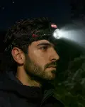Şarjlı Sensörlü LED Kafa Lambası Zoom Özellikli Güçlü Aydınlatma-2
