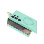 Samsung Galaxy S25 Ultra Regal Magsafe Standlı Kapak - Su Yeşili-3