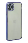 Apple iPhone 11 Pro Kılıf Razer Lensli Silikon - Mor-6