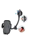 Ayarlanabilir Vakum Kilitli Cam Ve Torpidoya Takılabilen Telefon Tutucu-4