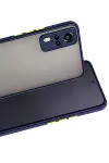 Vivo Y53S Kılıf Montreal Silikon Kapak - Lacivert-4