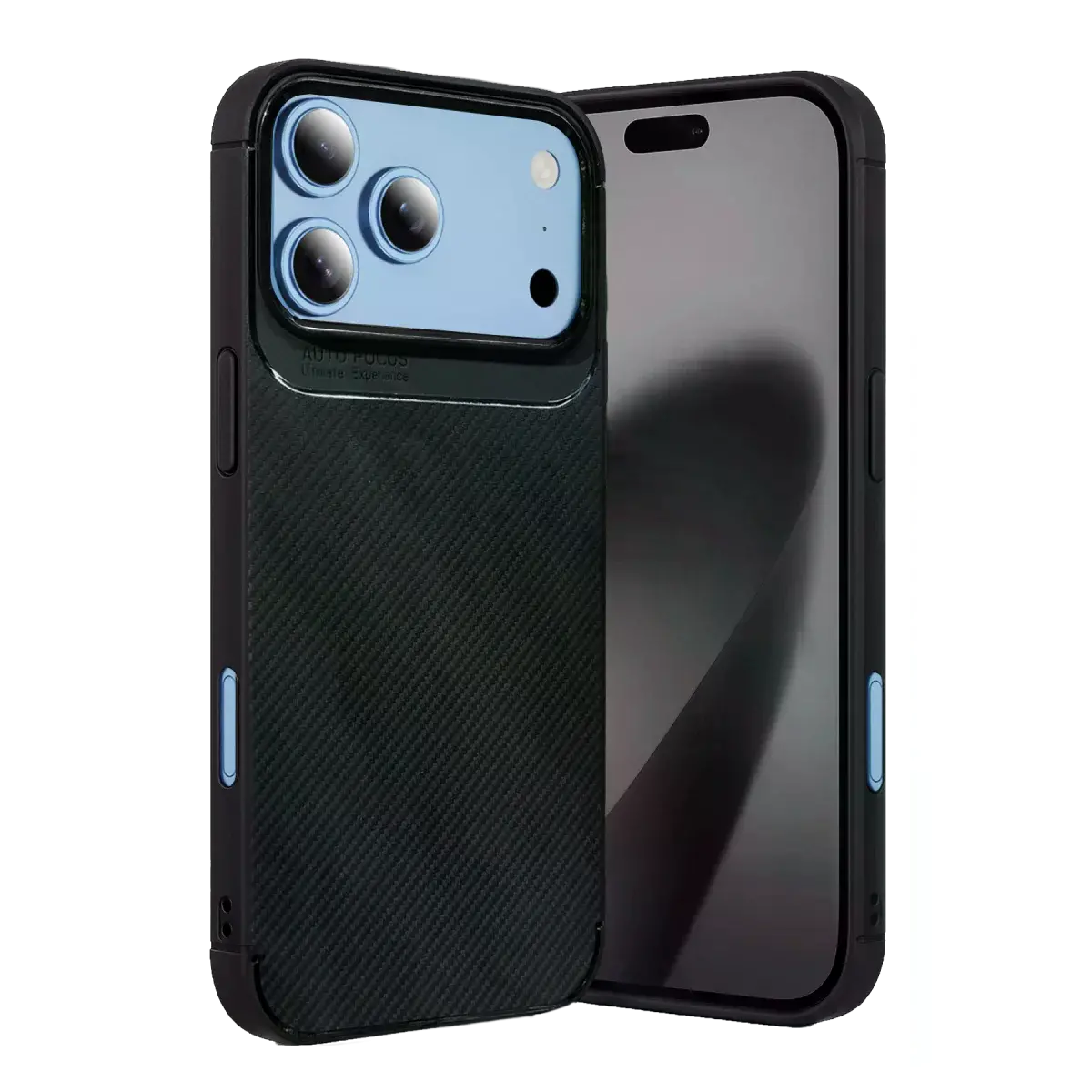 Apple İphone 18 Pro Auto Focus Karbon Kapak - Siyah