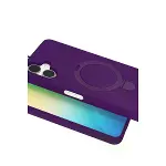 Samsung Galaxy A06 Regal Magsafe Standlı Kapak - Derin Mor-3