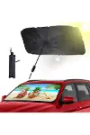 Toyota Yaris, VW Polo, Kia Rio, Fiat Punto, Hyundai Accent Blue Uyumlu Oto Şemsiye-1