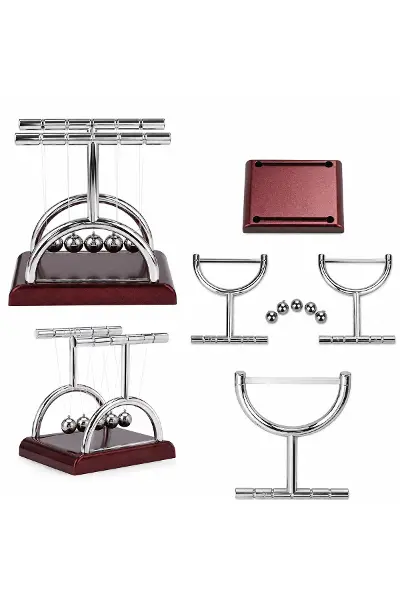 Balance Balls Orta Newton - Metal Denge Topları Masa Üstü