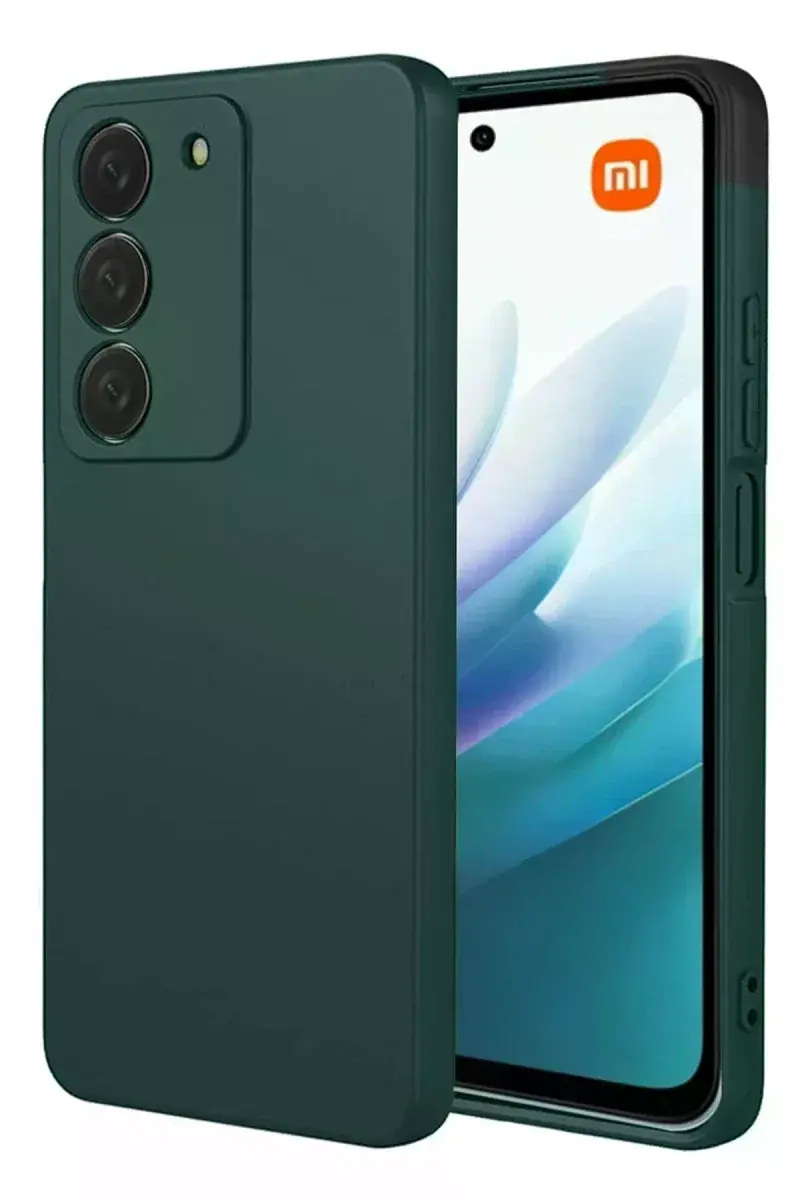 Xiao Red 15 4G First Silikon - Koyu Yeşil