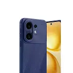 Vivo X200 Fe Auto Focus Karbon Kapak - Lacivert-5
