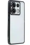 Xiao Poco X6 Kılıf Razer Lensli Silikon - Siyah-4