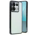 Xiao Poco X6 Kılıf Razer Lensli Silikon - Siyah-5