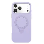 Apple İphone 17 Pro Max Regal Magsafe Standlı Kapak - Lila-2