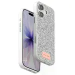 Onegif Apple İphone 17 Bright Simli Kapak - Beyaz-1