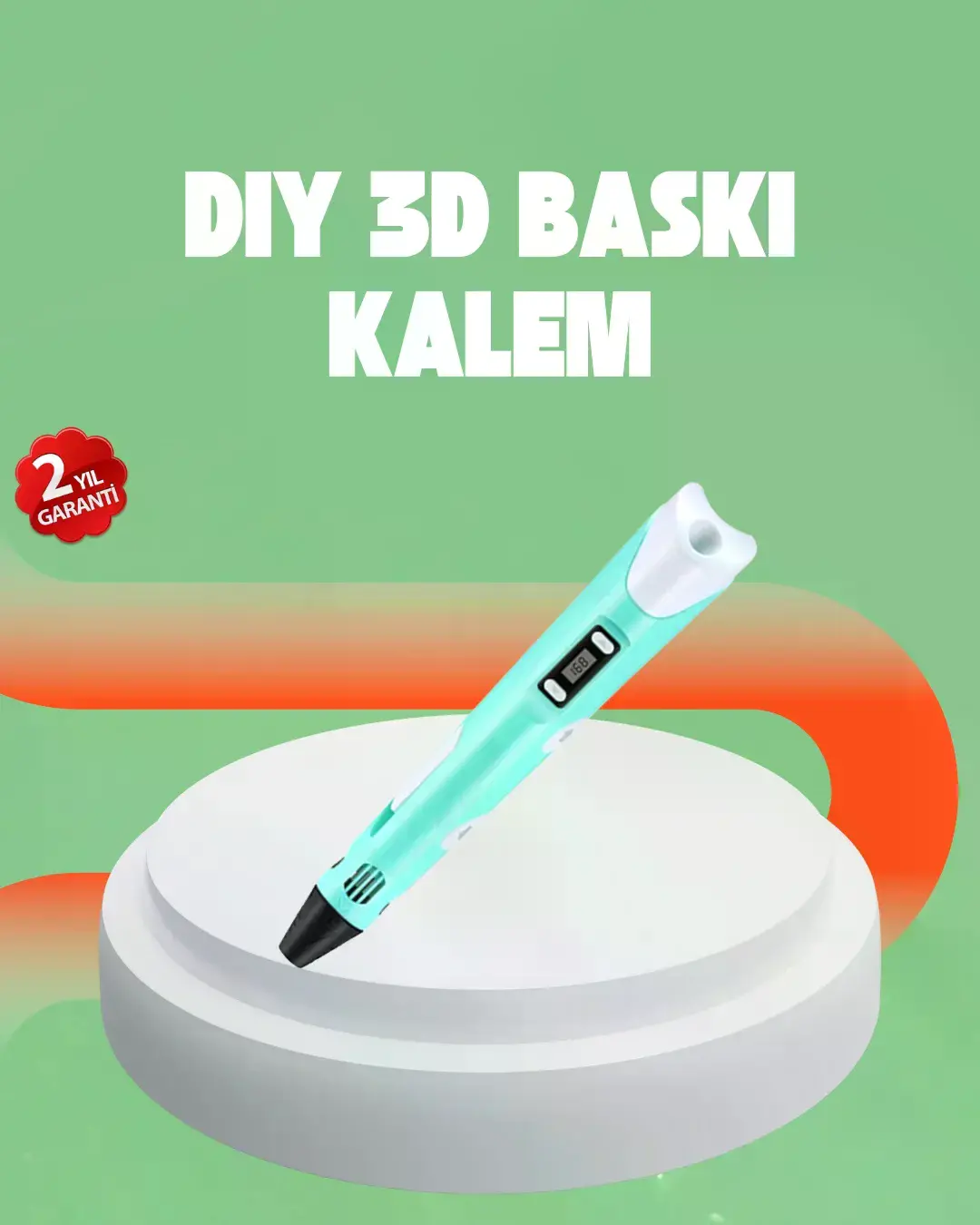 Üç Boyutlu 3D Yazıcı Kalem ABS ve PLA Uyumlu