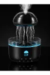 RGB Işıklı Denizanası Hava Nemlendirici Ultrasonik Buhar Makinesi 2H 4H 8H Zamanlayıcılı-2