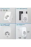 Tekli Yüksek Voltaj Korumalı Duvar Prizi 2x Type-c 1x Usb Çıkışlı Priz Grup Priz Çoğaltıcı Siyah-6