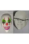 Delirten Gülüş Psikopat Palyaço Temalı Joker Maskesi-5