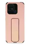 Xiao Red 10C Kılıf Mega Standlı Silikon - Pudra-2