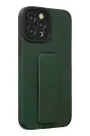 Apple iPhone 12 Pro Max Kılıf Mega Standlı Silikon - Yeşil-4