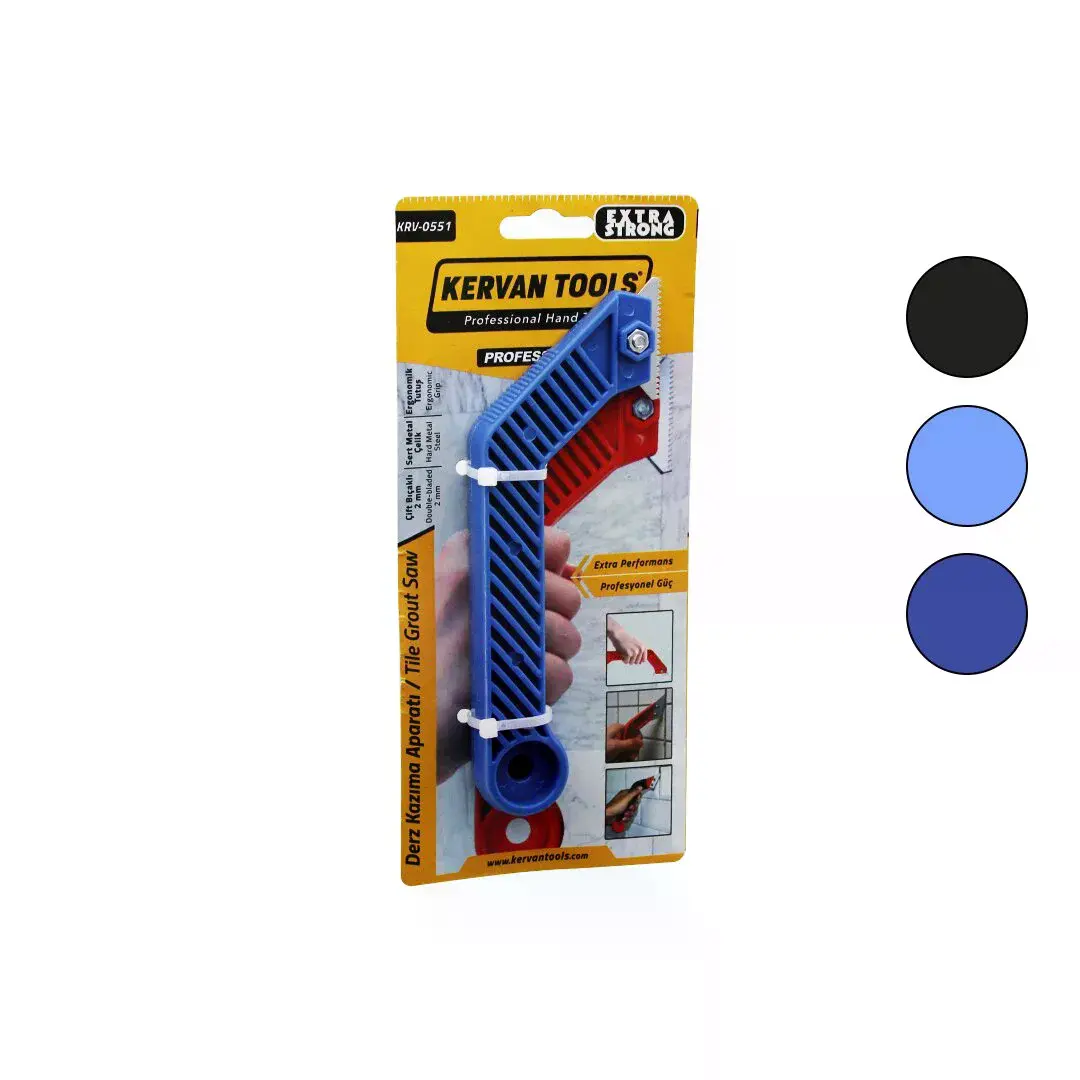 Derz Kazıyıcı Çift -testere Ağızlı - 2MM Askılık Delikli Plastik L
