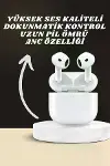 7 Kordonlu Akıllı Saat Ve 3.Nesil Kulaklık Dokunmatik Ekran Sesli Görüşme Yapabilen-2