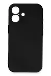 Apple iPhone 16 Kılıf First Silikon - Siyah-3