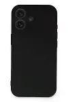 Apple iPhone 16 Kılıf First Silikon - Siyah-4
