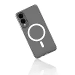 Samsung Galaxy S25 Edge Kılıf Magneticsafe Şeffaf Silikon - Şeffaf-4