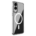 Samsung Galaxy S25 Edge Kılıf Magneticsafe Şeffaf Silikon - Şeffaf-1