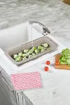 Lavoba İçi Sürgülü Açılır Kapanır Sebze Meyve Süzgeci Vizon (Açık 38,5 Cm Kapalı 34,50 Cm )-3