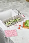 Lavoba İçi Sürgülü Açılır Kapanır Sebze Meyve Süzgeci Vizon (Açık 38,5 Cm Kapalı 34,50 Cm )-6