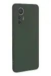 Xiao 12 Lite Kılıf Nano içi Kadife Silikon - Koyu Yeşil-3