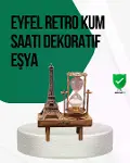 Ahşap Kum Saati – Vintage Tasarımlı Masa Dekoru-2