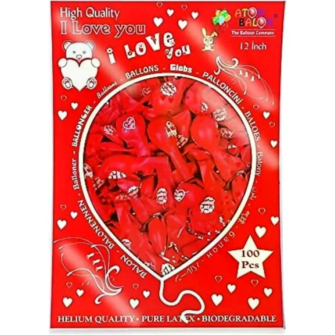 I Love You Seni Seviyorum Balon