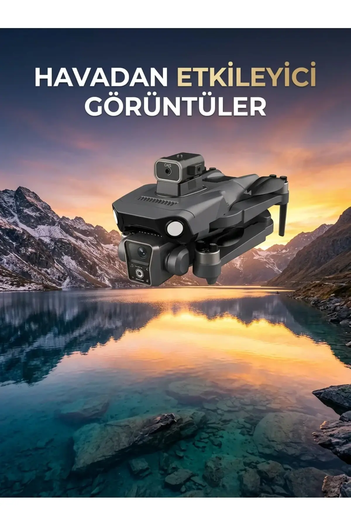 Çift Kameralı GPS Drone Geniş Açılı Havadan Görüntüleme Siste