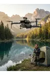 Çift Kameralı GPS Drone Geniş Açılı Havadan Görüntüleme Siste-2