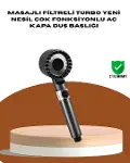 Masaj Fonksiyonlu Filtreli Duş Başlığı Dayanıklı Yapı-1