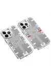 Apple iPhone 14 Pro Max Kılıf Mekanik Bumper Kapak - Gümüş-1