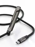 Katlanabilir Telefon Standlı 240W Type-C Hızlı Şarj Kablosu-2