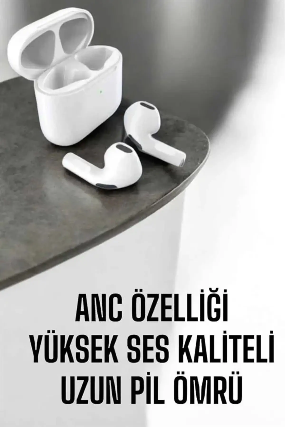 Yeni Nesil Pro Bluetooth Kulaklık Uzun Pil Ömrü Beyaz