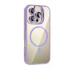 Joko Apple İphone 16 Pro Max Rem Lensli Magsafe Standlı Kapak - Lila-2